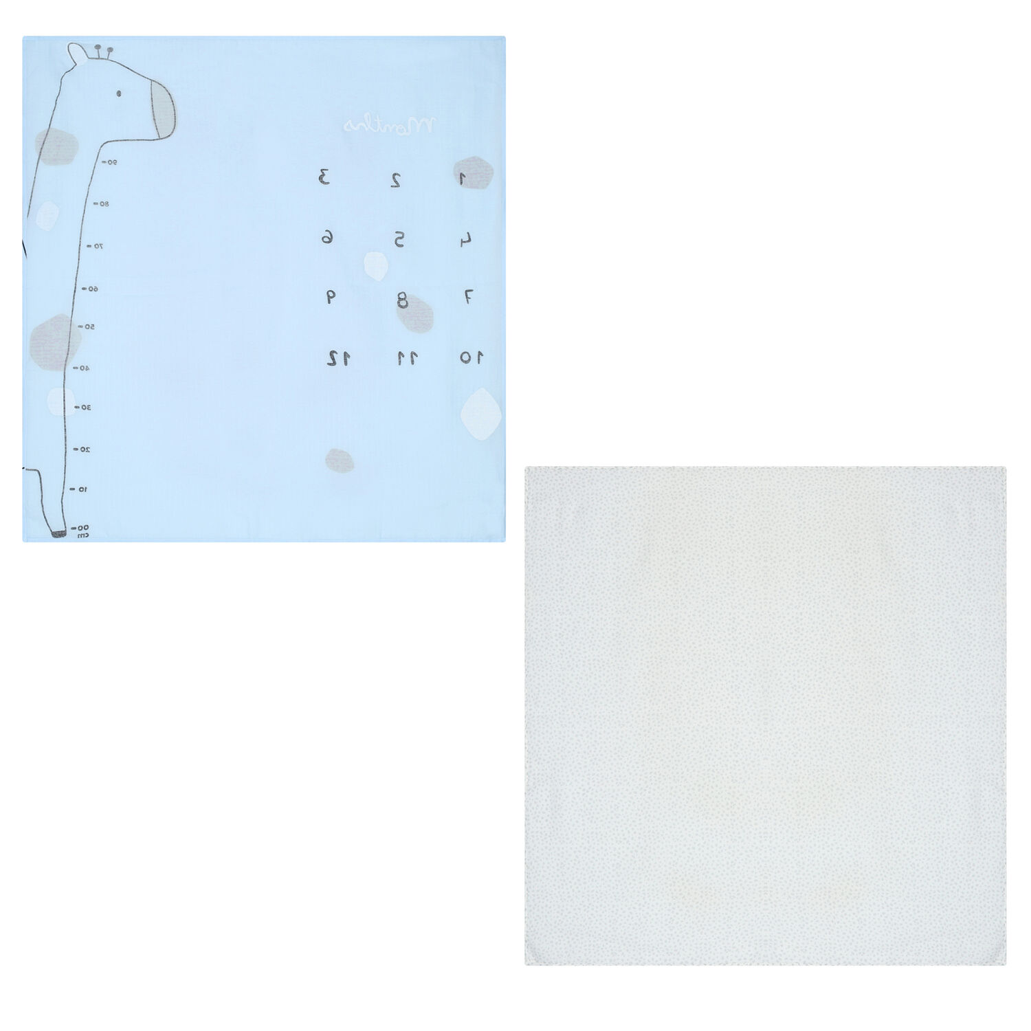 قماط باللون الأبيض والأزرق ( قطعتان), 1, hi-res